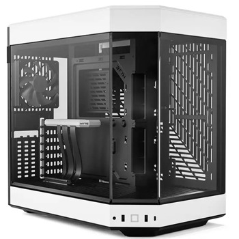Кутия HYTE Y60 Panda, EATX/ATX/mATX/ITX, 2x USB 3.0, 1x USB-C 3.2, прозорец, бяла, без захранване | JAR Computers HYTE Y60 White