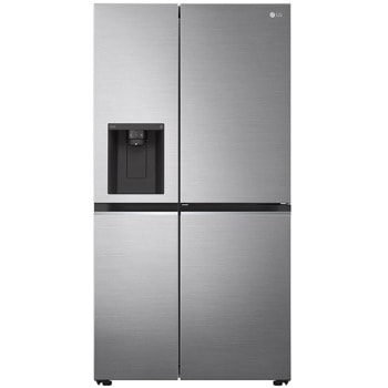 Хладилник с фризер LG GSJV70PZTF, клас F, 635 л. общ обем, свободностоящ, 437 kWh/годишно, Door-in-Door, LinearCooling, инокс image
