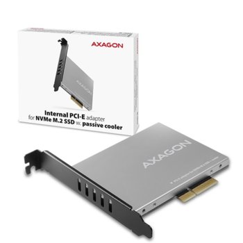 Контролер AXAGON PCEM2-NC, от PCIe 4x към M.2 (NVMe) SSD, за 2230/2242/2260/2280 image