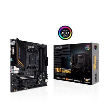 Дънна платка ASUS TUF GAMING B550M-E, B550, AM4, DDR4, PCI-E 4.0, (HDMI&DP&VGA), 4x SATA 6Gb/s, 2x M.2, 1x USB 3.2 Gen 1, microATX | JAR Computers ASUS TUF GAMING B550M-E 90MB17U0-M0EAY0