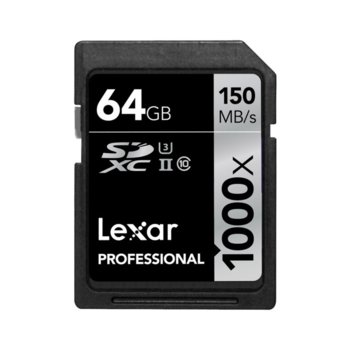Lexar 64GB SDXC Professional 1000X