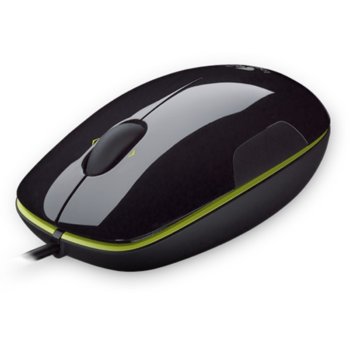Мишка Logitech M150, лазерна (1100 dpi), USB, черна | JAR Computers Logitech M150 Black/Green