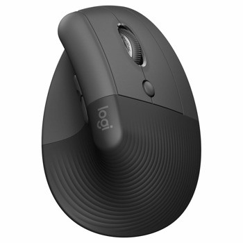 Мишка Logitech Lift Graphite for Business, оптична (4000 dpi), безжична, USB, Bluetooth, черна | JAR Computers Мишка Logitech Graphite Lift for Business 910-0064