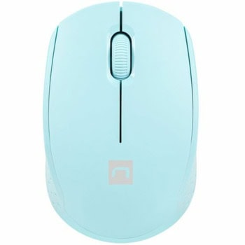 Мишка Natec Stork (NMY-2001), оптична (1600dpi), безжична, USB, синя | JAR Computers NATEC Stork Blue NMY-2001