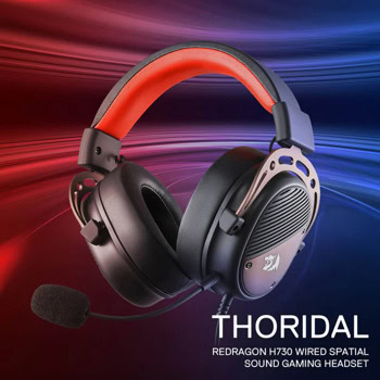 слушалки redragon thoridal h730 черни