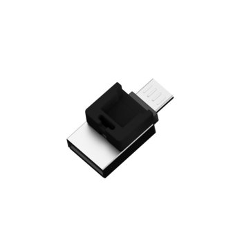 Памет 8GB USB Flash, Silicon Power Mobile X20, OTG, черна | JAR Computers 8GB Silicon Power Mobile X20 OTG Black