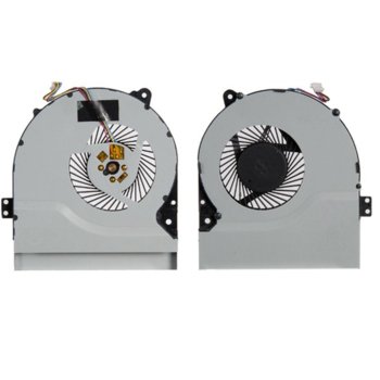 Вентилатор за лаптоп, съвместим с Asus K56CA X450 X550 (За single HeatSink copper cooling pipe) Type 1 | JAR Computers CPU Fan Asus K56CA X450 X550