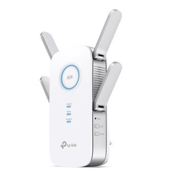 Range Extender/Репитер TP-LINK RE500, 2.4GHz(300Mbps)/5GHz(1300Mbps), 1x LAN1000, 4x външни антени | JAR Computers TP-LINK RE500