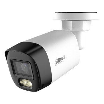 HDCVI камера Dahua HAC-HFW1200RL-IL-A-0280B-S6, насочена "bullet" камера, 2Mpix(1920x1080@30fps), 2.8mm обектив, IR осветеност (до 30м), външна IP67 | JAR Computers Dahua HAC-HFW1200RL-IL-A-0280B-S6