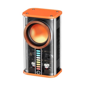 Тонколона Remax Clear Mecha RB-M68, 1.0, 5W, Bluetooth, оранжева, до 4 часа време на работа | JAR Computers Remax Clear Mecha RB-M68 Orange 22209
