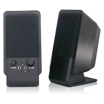 Тонколони MediaRange MROS352, 2.0, 6W, AUX, USB, черни | JAR Computers MediaRange MROS352
