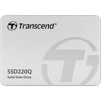 Памет SSD 1TB, Transcend SSD220Q, SATA 6 Gb/s, 2.5" (6.35 cm), скорост на четене 550 MB/s, скорост на запис 500 MB/s image