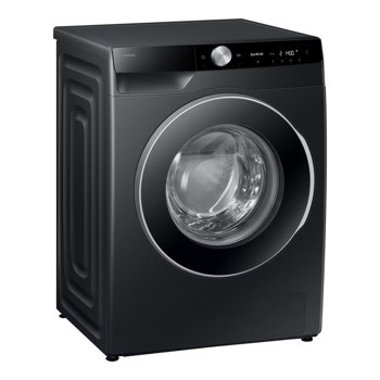 Перална машина Samsung WW90DG6U25LBU4, клас A, 9 кг. капацитет, 1400 оборота в минута, свободностояща, 60cm ширина, Hygiene Steam, Drum Clean+, черна | JAR Computers Samsung WW90DG6U25LBU4