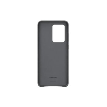 Samsung Galaxy S20 Ultra Leather Cover Gray