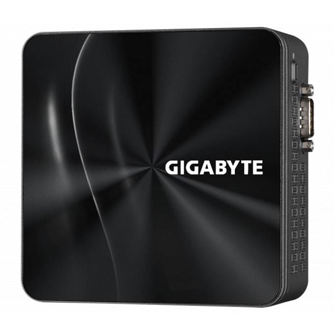 Мини компютър Barebone Gigabyte Brix BRi7H-4800, осемядрен AMD Ryzen 7 4800U 1.8/4.2GHz, 2x SO-DIMM DDR4, 1x SATA, 1x M.2 slot, 1x USB 3.1 Type-C, LAN, Wi-Fi, Bluetooth, HDMI, DisplayPort image