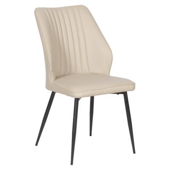 Трапезен стол Carmen Y, до 100kg., еко кожа, прахово боядисана метална база, крем | JAR Computers Carmen LAREDO Y еко кожа - крем 3532139