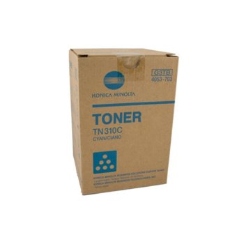 КАСЕТА ЗА KONICA MINOLTA BIZHUB C350/C351/C450 - Cyan - TN310C -  P№ 4053-703 - заб.: 11500k | JAR Computers КАСЕТА ЗА KONIKA MINOLTA BIZHUB C350/C351/C450
