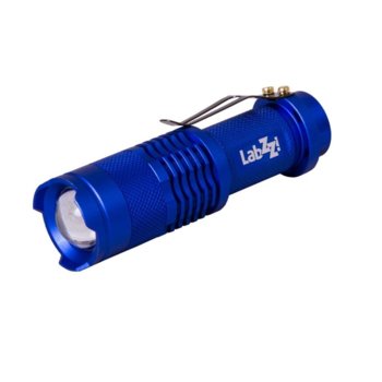 Фенер Levenhuk LabZZ F3, 1x AA батерия, джобен, син | JAR Computers Levenhuk LabZZ F3 70820