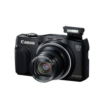 Canon PowerShot SX700 HS, черен