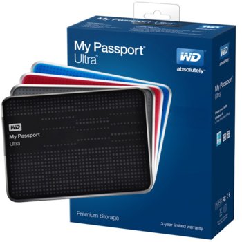 2TB WD My Passport Ultra Blue