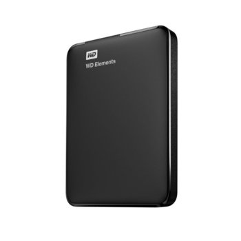 Твърд диск 2TB WD Western Digital (черен), външен, 2.5" (6.35 cm), USB 3.0/2.0 | JAR Computers Western Digital 2TB Elements Portable USB 3.0