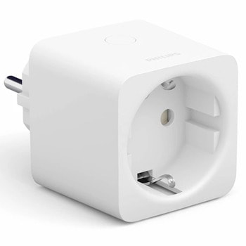 Смарт контакт Philips Hue Smart Plug, 10A (2.3KW), Wi-Fi, Bluetooth, бял | JAR Computers Philips Hue Smart Plug LPH02742