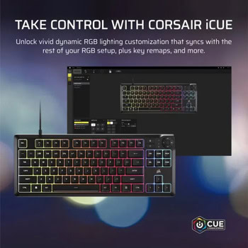 Corsair K55 CORE TKL RGB CH-9216065-NA | JAR Computers Corsair K55 CORE TKL RGB CH-9216065-NA