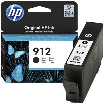 HP 912 Black Original Ink 3YL80AE