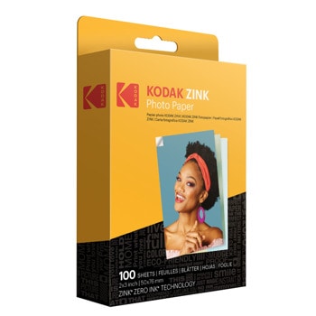 Фотохартия Kodak ZINK 2x3 inch, за Kodak ZINK, 100 листа | JAR Computers Kodak Zink 2x3 Paper - 100 Pack
