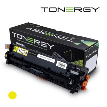 Тонер касета за HP Color LaserJet CM 2300 Series/2320 Series/CP 2000 Series/2020 Series/400 Series, Canon i-SENSYS LBP-7200 Series/LBP-7600 Series/MF 720 Series - Yellow - CC532A/CRG-718 - Tonergy - Неоригинална, заб.: 2800 брой копия, с чип | JAR Computers Тонер касета за HP & Canon CC532A/CRG-718