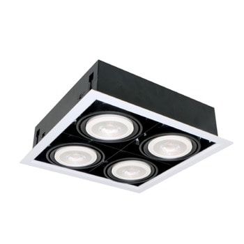 LED луна ELMARK 92Q41240WH, 4X12W, 230V, защита IP20, 3600lm, 4000K, бял | JAR Computers LED луна ELMARK 92Q41240WH