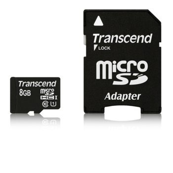 8GB microSDHC Transcend Premium 400x TS8GUSDU1