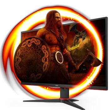Монитор AOC 27G2SAE/BK, 27" (68.58 cm) VA панел, 165Hz, Full HD, 1ms, 350cd/m2, DisplayPort, HDMI, VGA | JAR Computers AOC 27G2SAE/BK