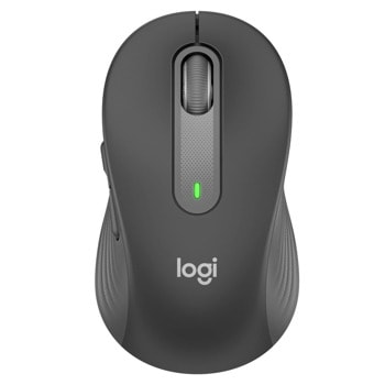 Мишка Logitech Signature M650 Graphite Medium, оптична (4000dpi), USB 2.4GHz, Bluetooth, черна, 5 бутона | JAR Computers Мишка Logitech Signature M650 Graphite Medium