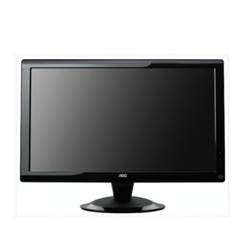 Монитор 18.5" (47 cm) AOC E936Swa, HD LED, 5ms, 2 000 000:1 250cd/m2, черен, колонки, 3 дни гаранция за 0 изгорели пиксели, 3г. | JAR Computers 18.5" (47 cm) AOC E936Swa