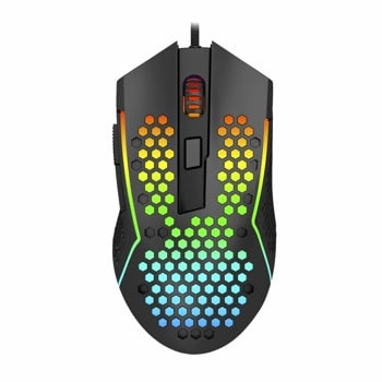 Мишка Redragon Reaping M987-K, оптична (12 400 dpi), USB, черна, гейминг, 6 програмируеми бутона | JAR Computers Redragon Reaping M987-K