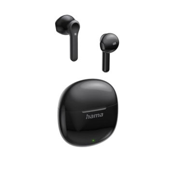 Слушалки Hama "Action One", безжични, Bluetooth, микрофон, управление с гласови асистенти Google и Siri, до 20 часа време на работа, черни | JAR Computers Hama "Action One" Black 221773