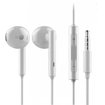 Слушалки Huawei Stereo Headset AM115, микрофон, оригинални, бели, bulk | JAR Computers Huawei Stereo Headset AM115 White DC27037