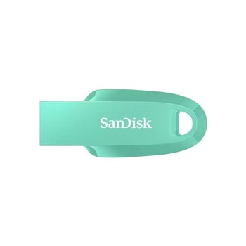 Памет 128GB USB Flash Drive, SanDisk Ultra Curve, USB 3.2, зелена | JAR Computers usb памет ultra curve 3.2 128gb green