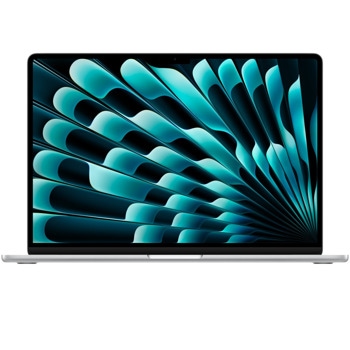 Лаптоп Apple MacBook Air 15.3 M3 (MRYQ3ZE/A)(Silver), осемядрен Apple M3 4.05GHz, 15.3" (38.86cm) Liquid Retina IPS Display, 8GB LPDDR5, 512GB SSD, 2x Thunderbolt 4, macOS, десетядрен М3 GPU | JAR Computers Apple MacBook Air 15.3 M3 8/512GB MRYQ3ZE/A