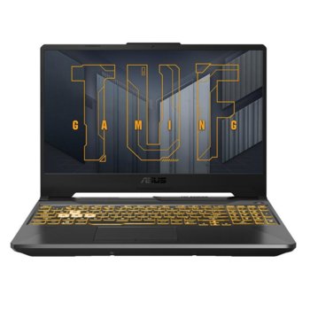 Лаптоп Asus TUF Gaming A15 FA506QM-HN005 (90NR0606-M02350)(сив), осемядрен AMD Ryzen 7 5800H 3.2/4.4GHz, 15.6" (39.62 cm) Ful HD 144Hz IPS Anti-Glare Display & GF RTX3060 6GB, (HDMI), 16GB DDR4, 1TB SSD, 1x USB 3.2, No OS | JAR Computers Asus TUF Gaming A15 FA506QM-HN005 90NR0606-M0235