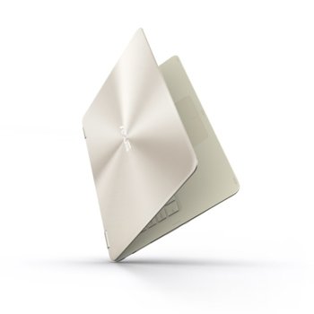 Лаптоп Asus UX360UAK-DQ315T (златист), двуядрен Kaby Lake Intel Core i7-7500U 2.7/3.5GHz, 13.3" (33.78 cm) QHD+ IPSTouch screeen, (HDMI), 8GB, 256GB M.2 SSD, 1 x USB-C, 2 x USB 3.0, 1.2kg | JAR Computers ASUS UX360UAK-DQ315T