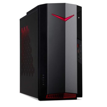Настолен компютър Acer Nitro N50-610 (DG.E22EX.001), шестядрен Comet Lake Intel Core i5-10400F 2.9/4.3 GHz, GF GTX1650 4GB, 8GB DDR4, 512GB SSD, Endless OS | JAR Computers Acer Nitro N50-610