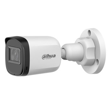 HDCVI камера Dahua HAC-B1A21-U-0360B, насочена "bullet" камера, 2MPix(1920x1080@25fps), 3.6mm, IR осветеност (до 30м), външна IP67 | JAR Computers Dahua HAC-B1A21-U-0360B