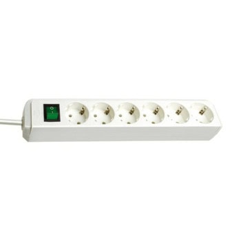Разклонител Brennenstuhl BS1159520400, 6 гнезда, 3m, бял | JAR Computers Разклонител Brennenstuhl BS1159520400