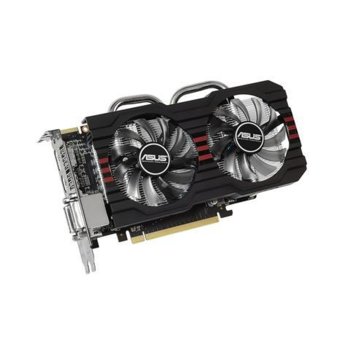 Видео карта AMD R7 260X, 2GB, ASUS R7260X-DC2OC-2GD5, PCI-E3.0, DDR5, 128bit, HDMI, 2xDVI, DisplayPort | JAR Computers ASUS R7260X-DC2OC-2GD5
