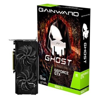 Видео карта nVidia GeForce GTX 1660 Ti, 6GB, Gainward Ghost (NE6166T018J9-1160L), PCI-E 3.0, GDDR6, 192-bit, DisplayPort, HDMI, DVI-D | JAR Computers Gainward Ghost GTX 1660 Ti NE6166T018J9-1160L