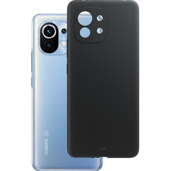 Калъф за Xiaomi Mi 11, термополиуретанов, 3МК Matt Case, черен image