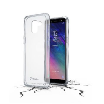 Калъф за Samsung Galaxy A6 2018, Cellular Line ClearDuo, прозрачен | JAR Computers Калъф за Samsung Galaxy A6 2018