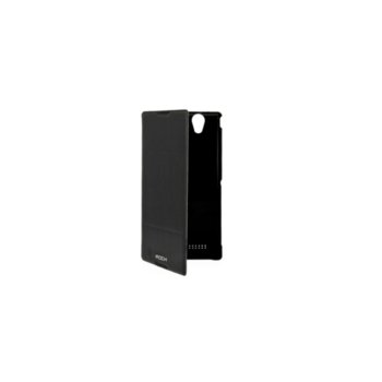 Микрофибърен протектор Rock Excel Flip, за Sony Xperia T2 Ultra, черен | JAR Computers Rock Excel Flip Case Black